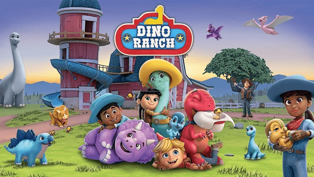 🔥加拿大英文动画片《Dino Ranch 恐龙牧场》全二季共52集，百度网盘免费下载-爱鸡娃
