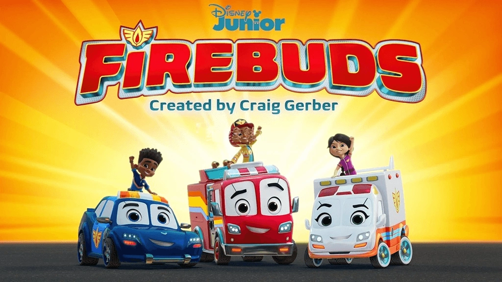 🔥迪士尼英文动画片《Firebuds 消防车伙伴们》全50集，百度网盘免费下载-爱鸡娃