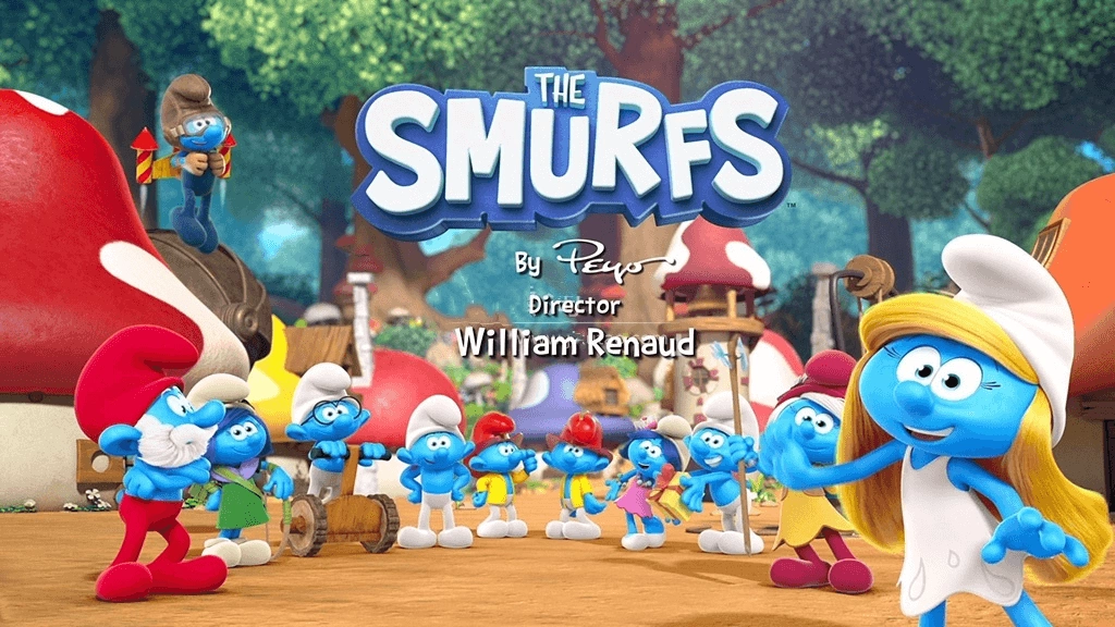 🔥英文动画片《The Smurfs 新版蓝色小精灵》全2季共62集，1080P高清视频带英文字幕，百度网盘免费下载-儿童英语动画片论坛-儿童英语启蒙-爱鸡娃