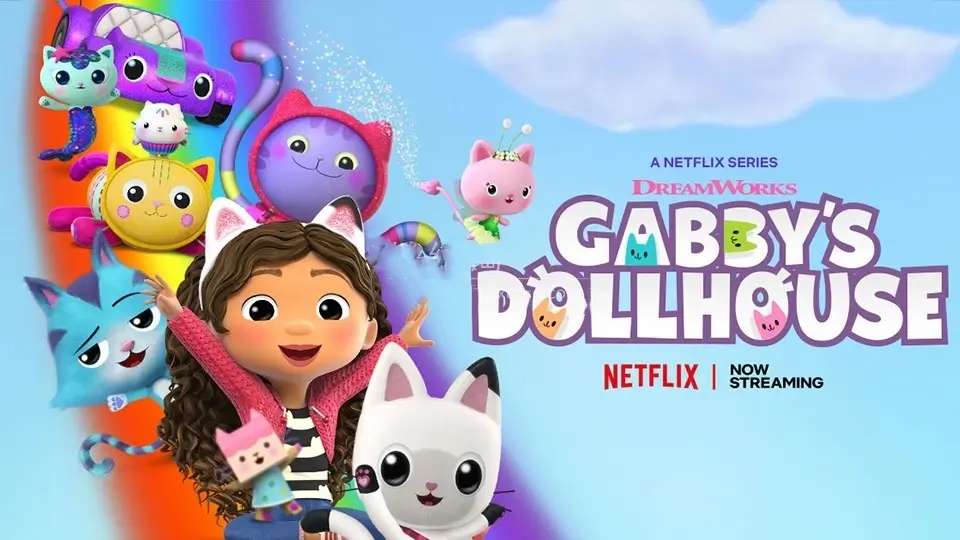 🔥《Gabby’s Dollhouse盖比的娃娃屋》全7季共51集，高清英文动画片带英文字幕，百度网盘免费下载-爱鸡娃