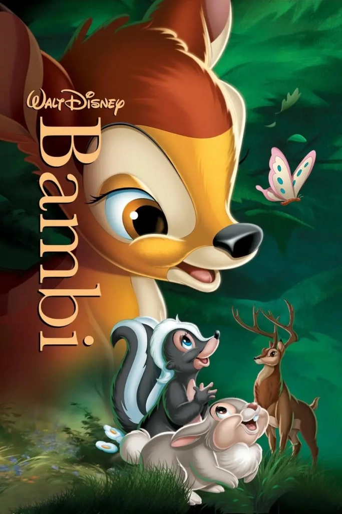 迪士尼经典动画：小鹿斑比1（1942版）和小鹿斑比2（2006版）两个版本全-儿童英语动画片论坛-儿童英语启蒙-爱鸡娃