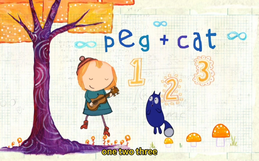 PBS Kids英文动画《Peg + Cat 佩格和小猫》全8季共130集，百度网盘免费下载-儿童英语动画片论坛-儿童英语启蒙-爱鸡娃