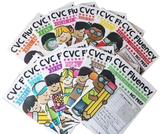 🔥好玩又好用的《CVC fluency》趣味练习册高清PDF共计12册300页-爱鸡娃aijiwa.com