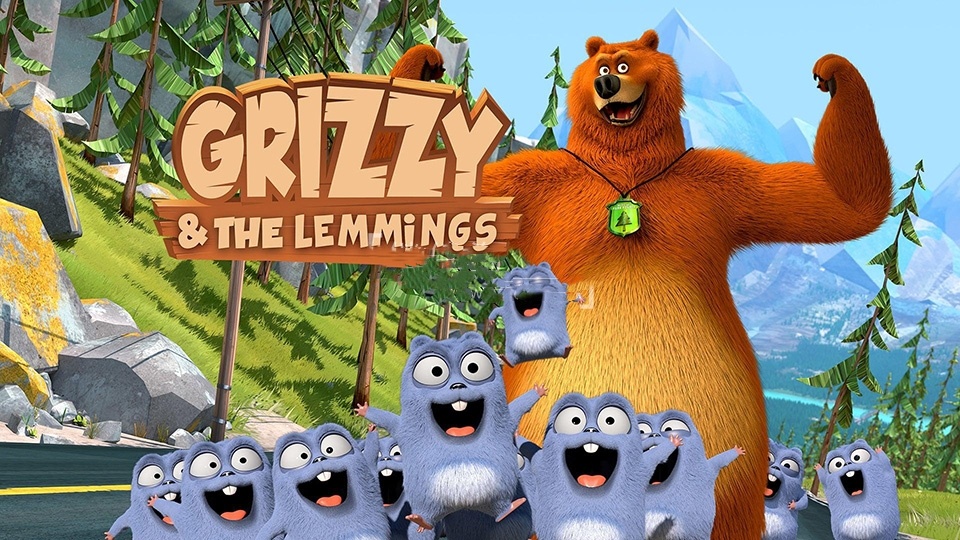 法国搞笑动画片《熊鼠一家Grizzy and the Lemmings》灰熊和萌鼠全3季-爱鸡娃