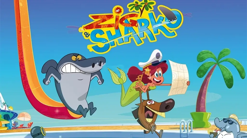 搞笑动画片《Zig & Sharko 鲨鱼哥》全3季，百度网盘免费下载-爱鸡娃