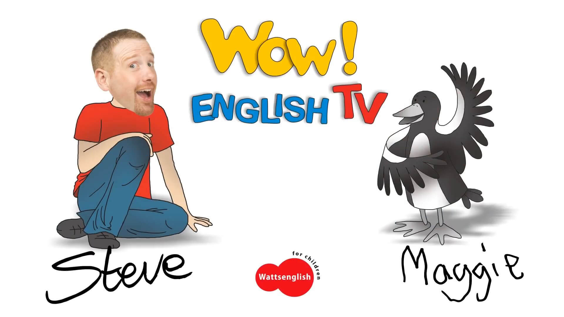 🔥Youtube43+亿播放量《Steve and Maggie》原名《Wow English TV》史提夫和小鸟少儿趣味英语动画视频，适合0-10岁全474集带英文字幕，百度云网盘免费下载-爱鸡娃