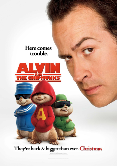 鼠来宝 Alvin and the Chipmunks (2007) 双语字幕-爱鸡娃