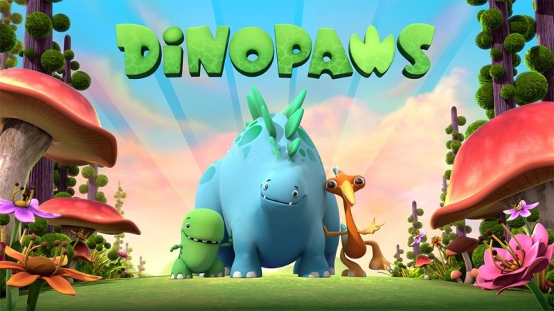 BBC恐龙主题英文动画片《Dinopaw 快乐小恐龙》全51集，百度网盘下载-爱鸡娃