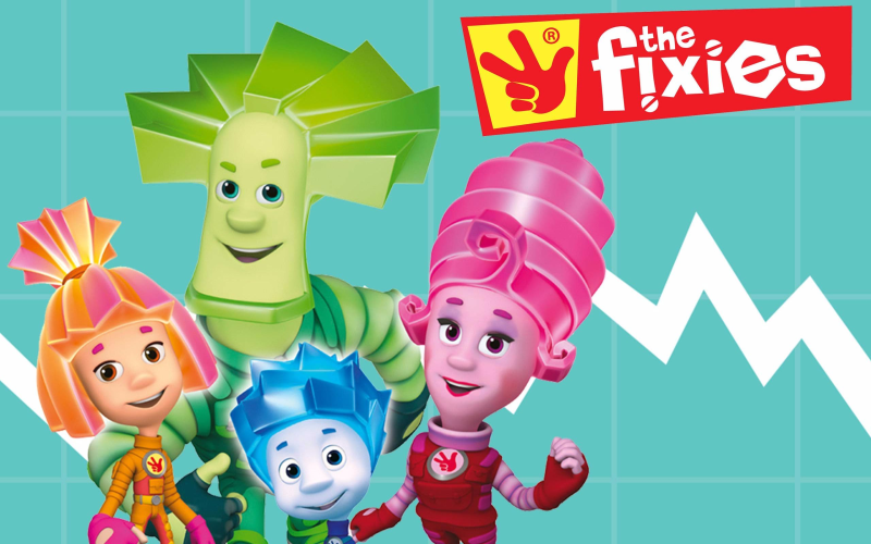 中文版俄罗斯益智类高分英语科普动画片《The Fixies螺丝钉》全1/2/3/4季合集版，百度网盘免费下载-爱鸡娃