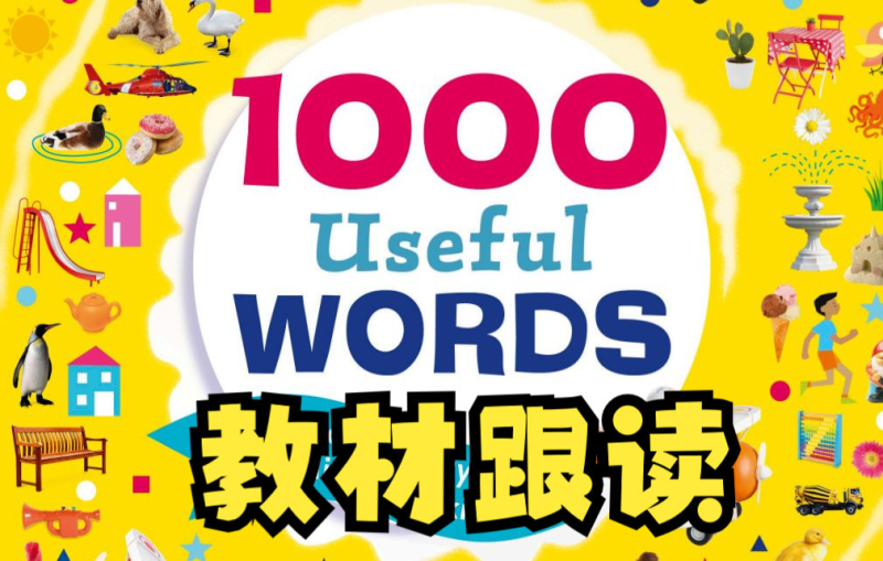 🔥DK图解词典《1000 Useful Words》高清电子书+音频+视频，百度网盘下载-爱鸡娃