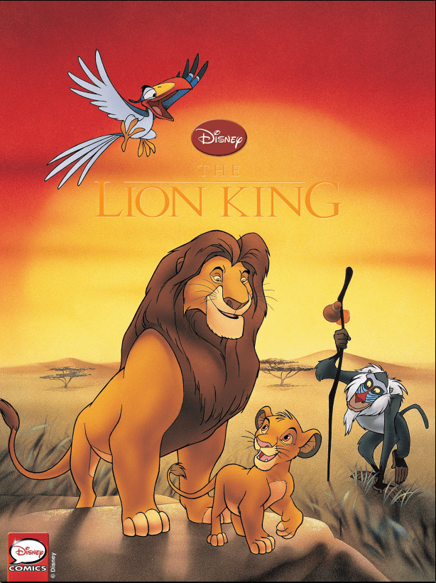 迪士尼动画英语绘本《狮子王The Lion King》英文版，PDF格式，百度网盘下载-爱鸡娃