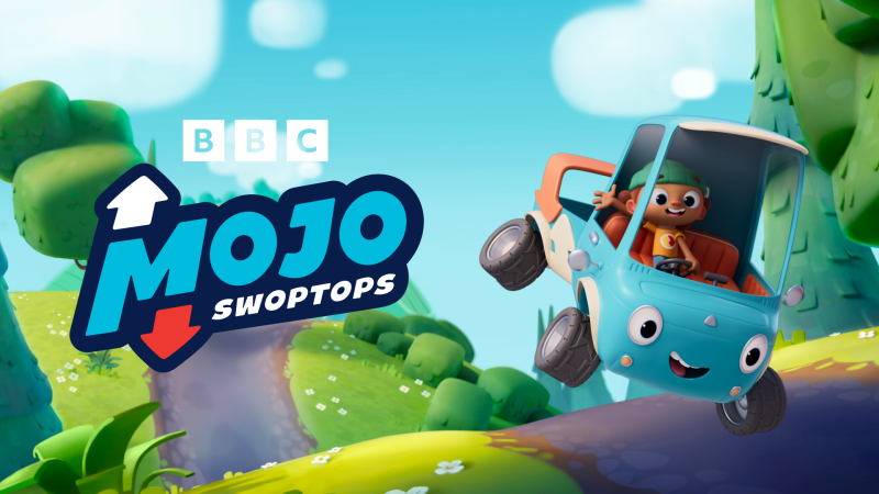 汽车迷宝宝必看《Mojo Swoptops》BBC英文动画片全集，高清视频带英文字幕，百度网盘下载-爱鸡娃