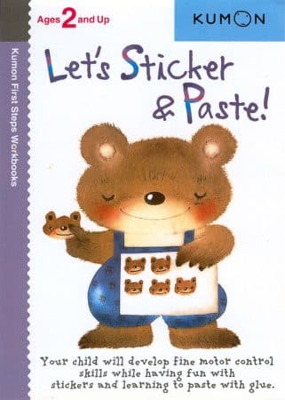 🔥儿童英语练习册Kumon公文式教育First Steps Let's Sticker & Paste，适合2-8岁-爱鸡娃aijiwa.com