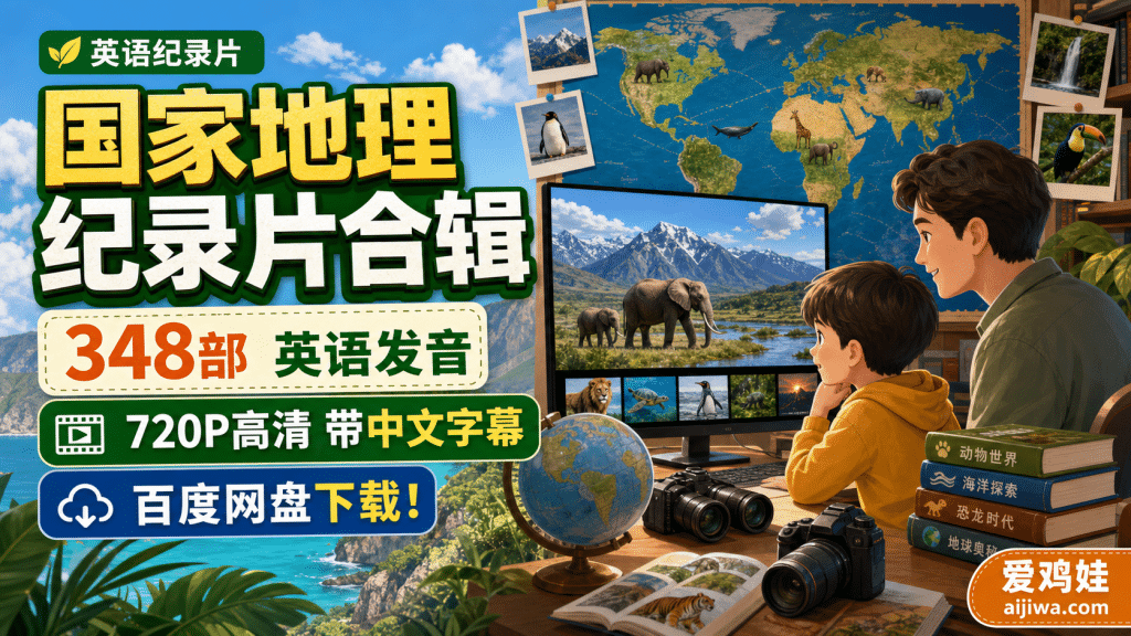 🔥国家地理 National Geographic 纪录片合集 (348部)：中英双语高清资源与分龄建议