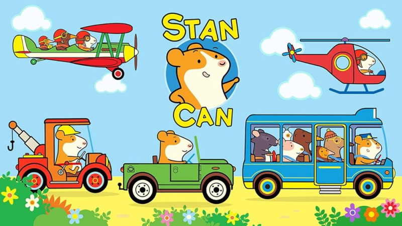 🔥2025年最新《Stan Can 小仓鼠来帮忙》BBC儿童冒险励志启蒙英文动画，全26集高清视频带英文字幕，百度网盘下载-爱鸡娃