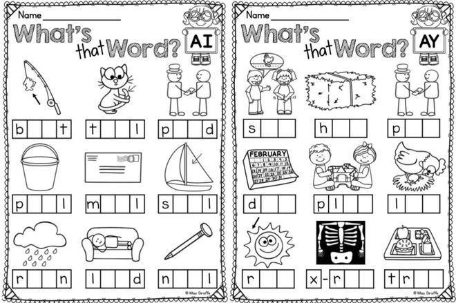 自然拼读练习册《Phonics No Prep Massive MEGA Bundle》28册PDF电子版共2400页