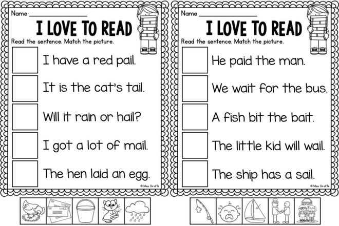 自然拼读练习册《Phonics No Prep Massive MEGA Bundle》28册PDF电子版共2400页