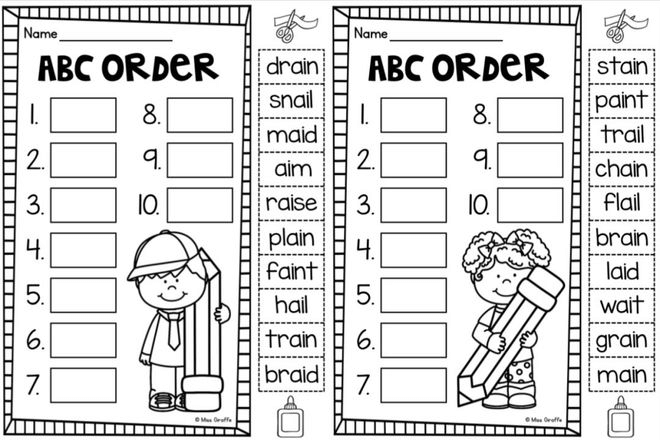 自然拼读练习册《Phonics No Prep Massive MEGA Bundle》28册PDF电子版共2400页