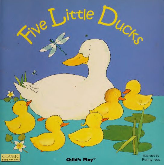 🔥【免费】廖彩杏书单之Five Little Ducks绘本，百度网盘PDF免费下载-爱鸡娃