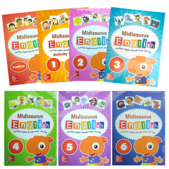 🔥美国原版英语教材全套资源《米迪英语Midisaurus English》，百度网盘下载-爱鸡娃