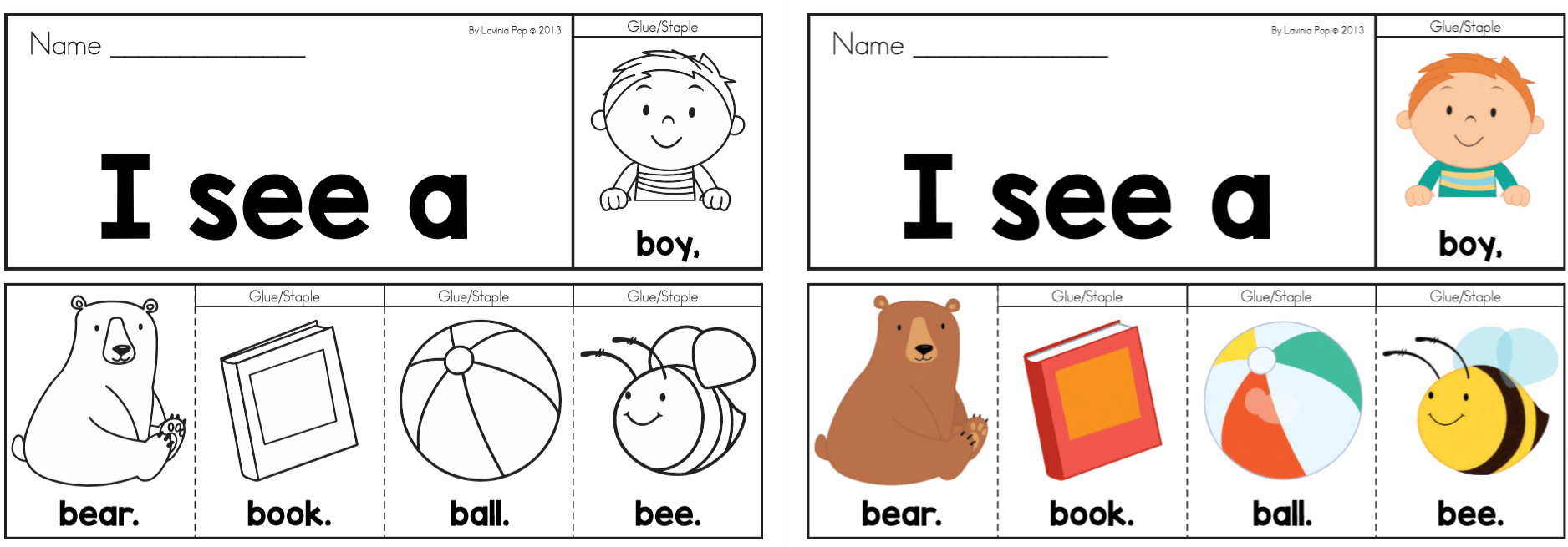 英语启蒙自然拼读学习卡