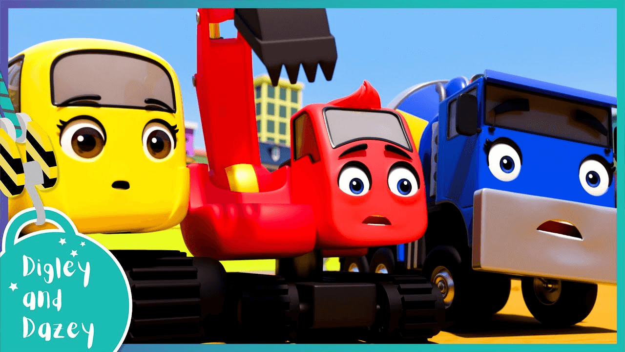 🔥BBC英语动画片Digley And Dazey Stories工程车小伙伴们的故事，全21集高清视频带英文字幕，百度网盘下载 - 爱鸡娃-爱鸡娃