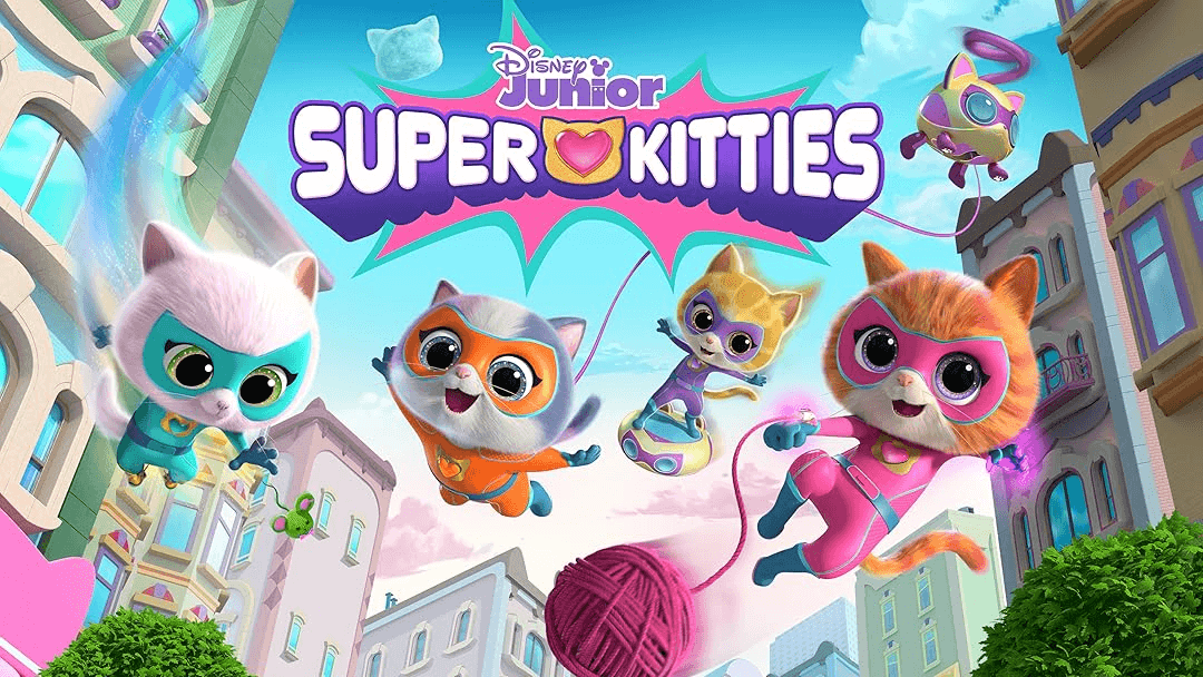 迪士尼英文动画《SuperKitties 超级猫咪战队动画片》全50集带英文字幕，百度网盘下载 - 爱鸡娃-爱鸡娃