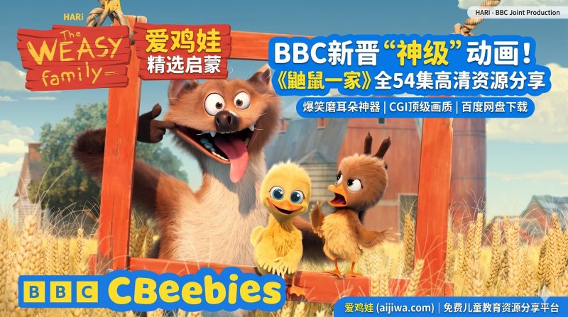为什么《The Weasy Family》被称为2026年最值得看的亲子动画？附全集资源下载-爱鸡娃aijiwa.com